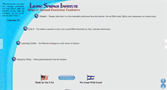 Desktop Screenshot of livingspringsinstitute.org